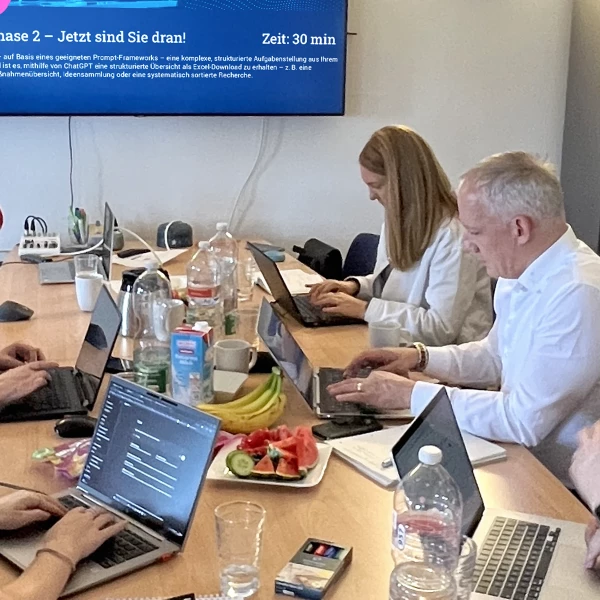 Praxisphase beim KI-Workshop bei ATBAS