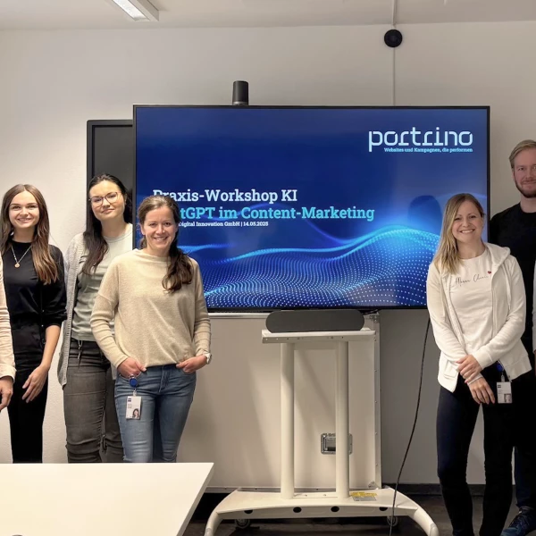 Gruppenbild beim KI-Workshop bei ZEISS